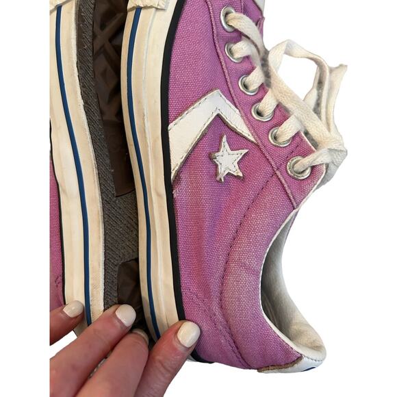 Converse Star Player OX Purple White Low Top Shoes Mens Size 4.5 Sneaker 128651F - Picture 15 of 15